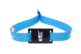Pulseira de Tecido Ajustável com chip RFID / NFC — REF RF-31